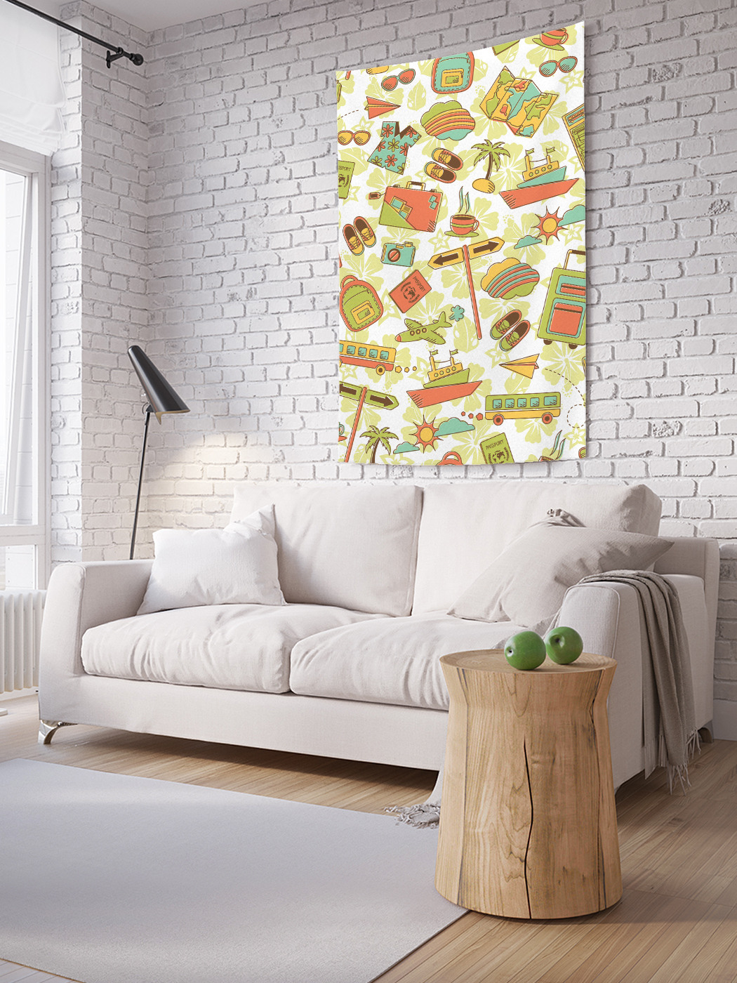 

Вертикальное фотопанно на стену JoyArty Готовность к путешествиям 100x150 см, Готовность к путешествиям