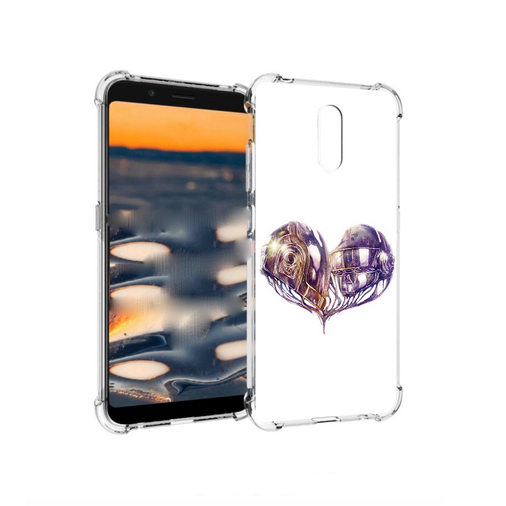 

Чехол MyPads Tocco для Nokia C2 сердце абстракция (PT227055.113.596), Прозрачный, Tocco