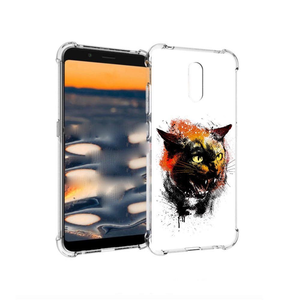 

Чехол MyPads Tocco для Nokia C2 сиамский кот (PT227055.113.598), Прозрачный, Tocco