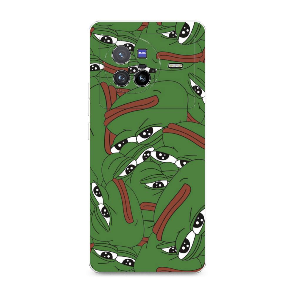 

Чехол Awog на Vivo X80 "Печальный frog", Разноцветный, 266550-9