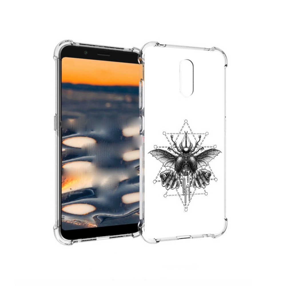 

Чехол MyPads Tocco для Nokia C2 скарабей (PT227055.113.601), Прозрачный, Tocco
