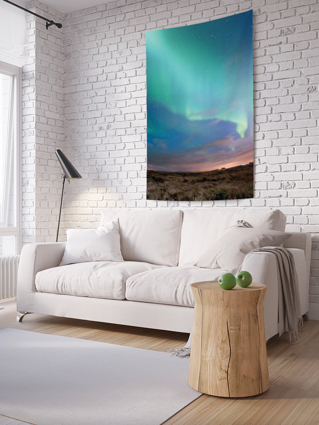 

Вертикальное фотопанно на стену JoyArty Манящее северное сияние 100x150 см, Манящее северное сияние