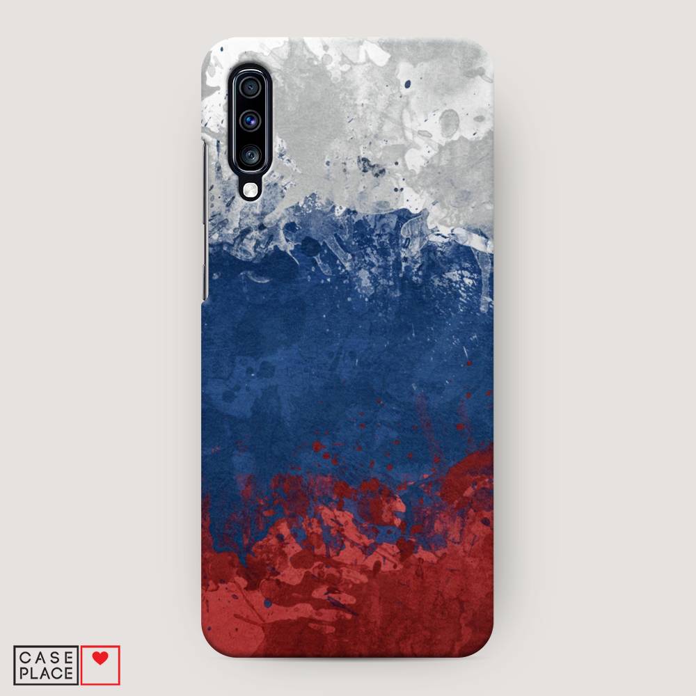 

Пластиковый чехол "Флаг России неровный" на Samsung Galaxy A70, 28120-4