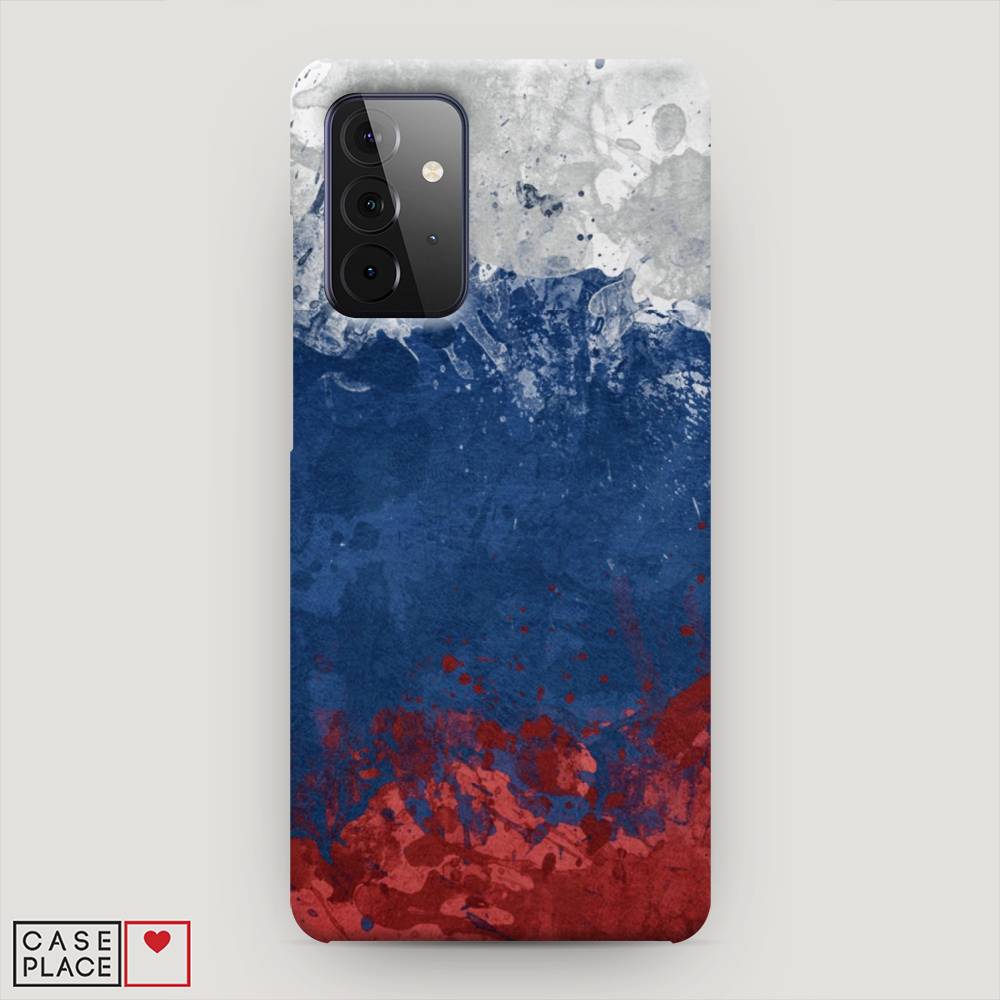 

Пластиковый чехол "Флаг России неровный" на Samsung Galaxy A72, 2101920-4