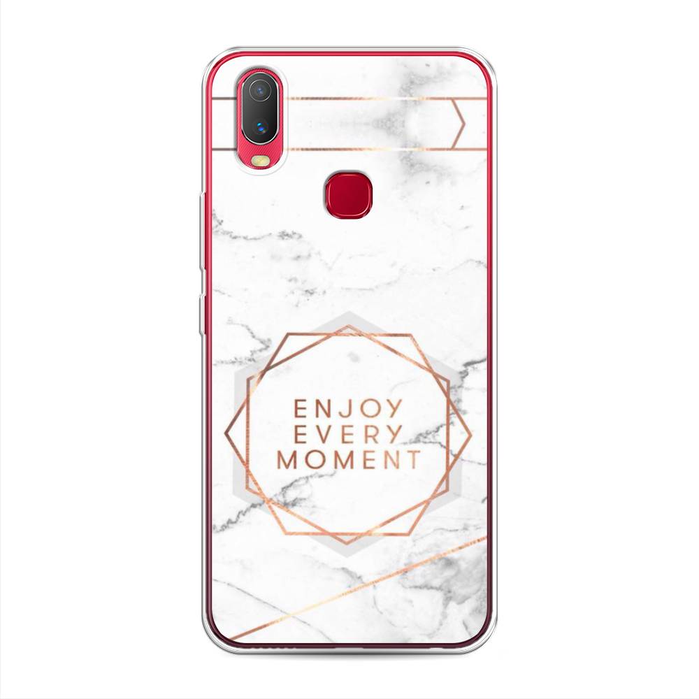 

Чехол Awog на Vivo Y11 "Enjoy every moment мрамор", Разноцветный, 261650-7