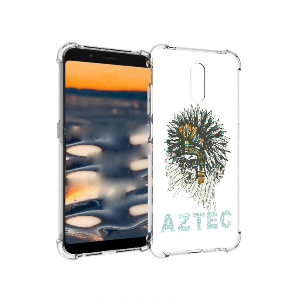 

Чехол MyPads Tocco для Nokia C2 скелет индеец (PT227055.113.602), Прозрачный, Tocco