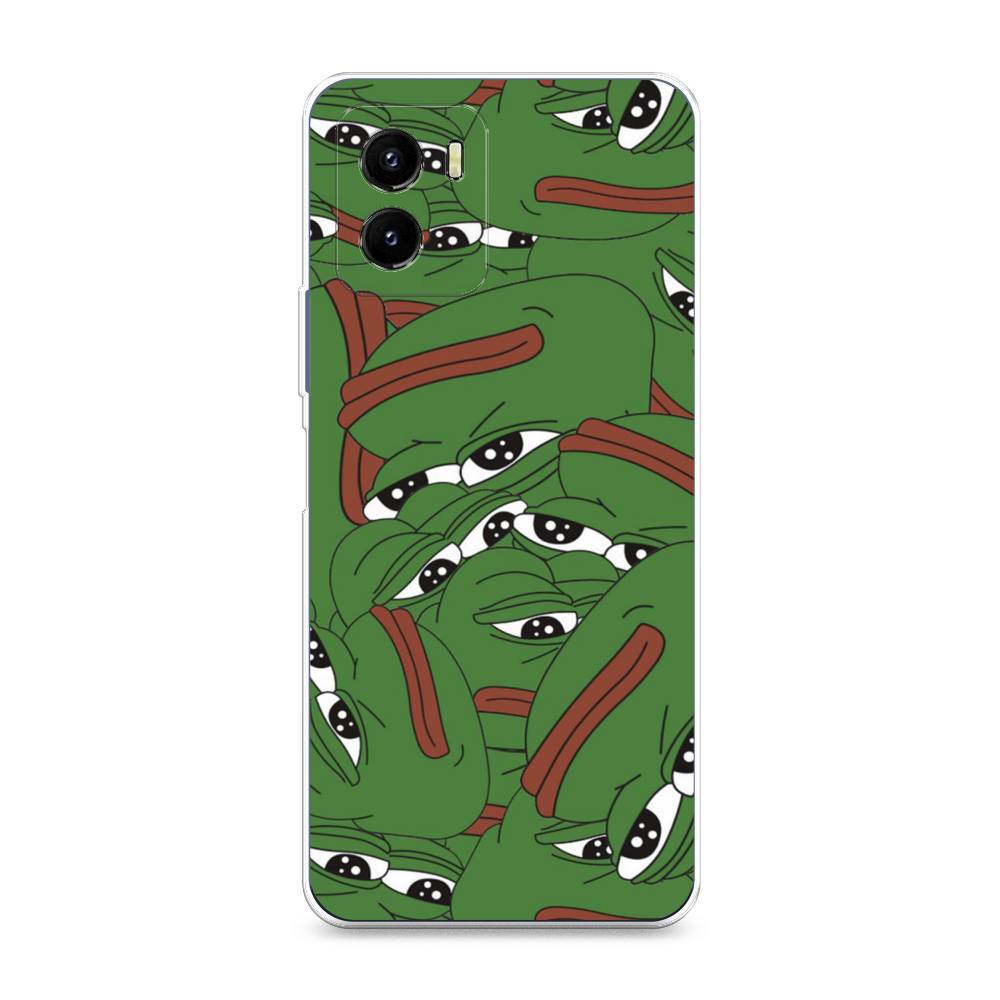 

Чехол Awog на Vivo Y10 "Печальный frog", Разноцветный, 266450-9