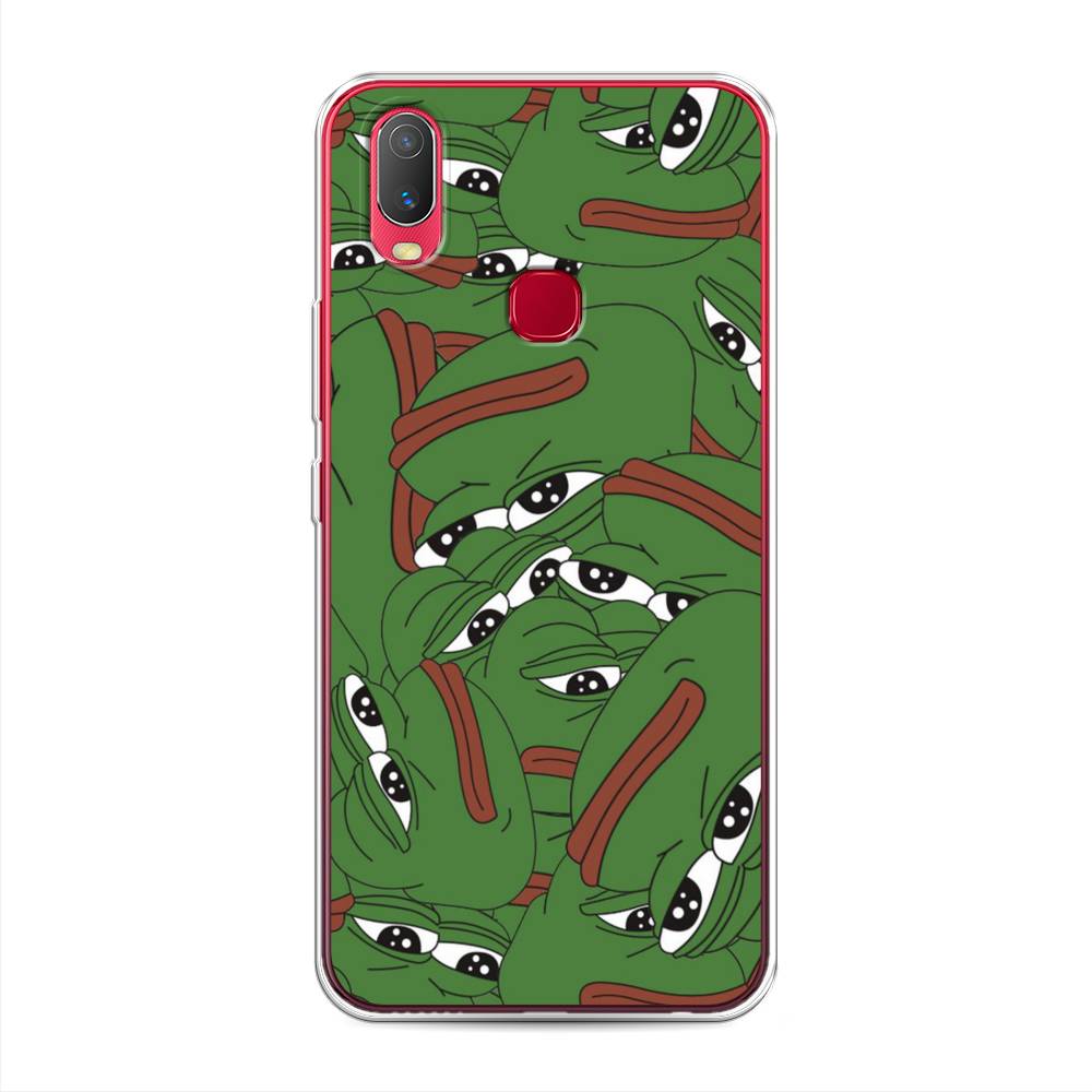 

Чехол Awog на Vivo Y11 "Печальный frog", Разноцветный, 261650-9