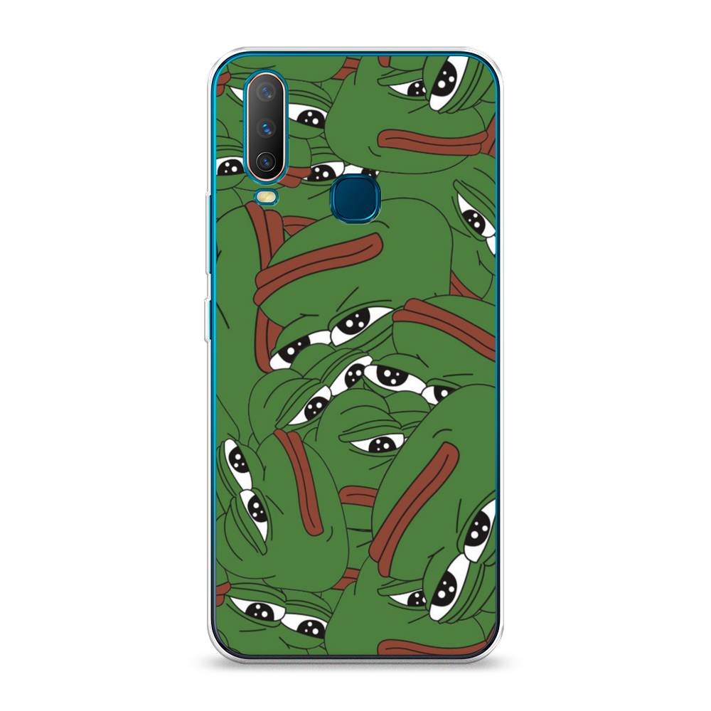 

Чехол Awog на Vivo Y12/Y17 "Печальный frog", Разноцветный, 261850-9