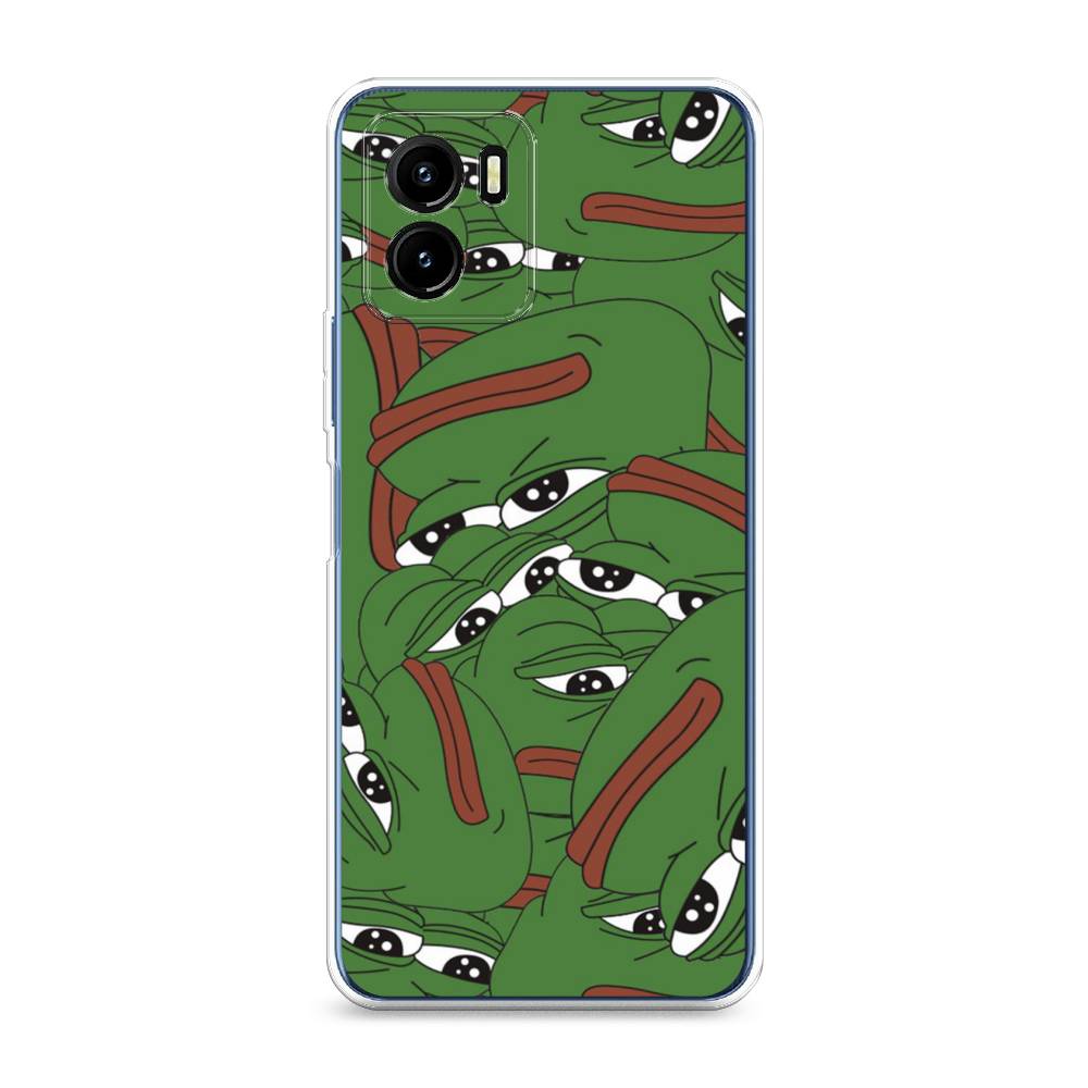 

Чехол Awog на Vivo Y15s "Печальный frog", Разноцветный, 265650-9