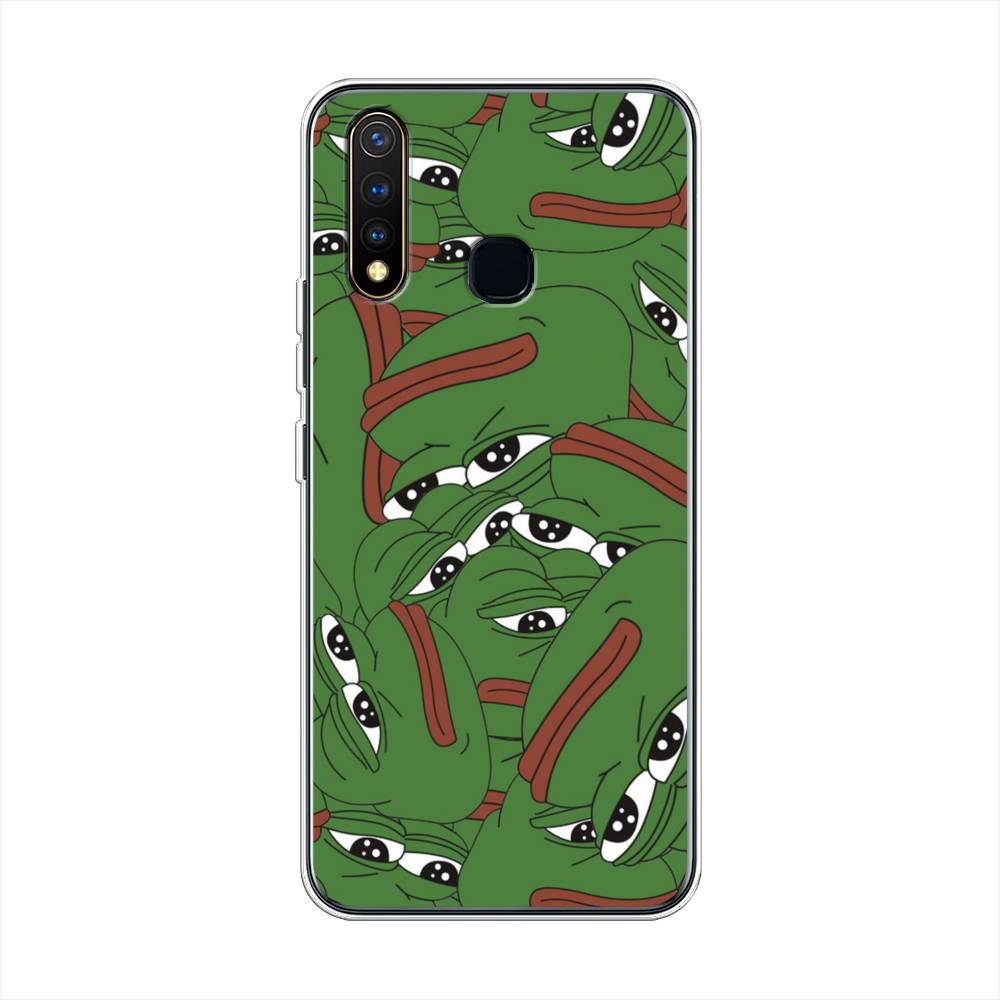 

Чехол Awog на Vivo Y19 "Печальный frog", Разноцветный, 261950-9