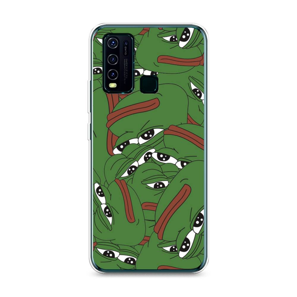 

Чехол Awog на Vivo Y30/Y50 "Печальный frog", Разноцветный, 263150-9