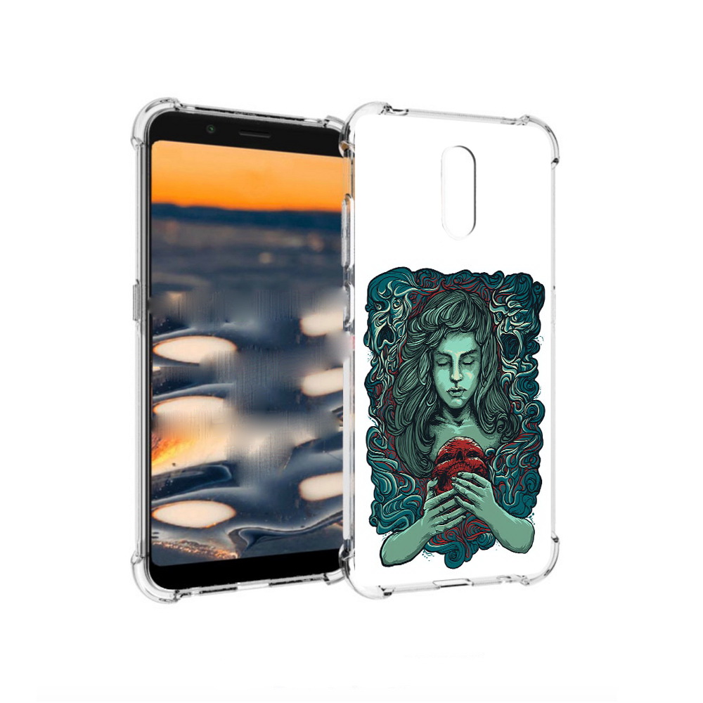 

Чехол MyPads Tocco для Nokia C2 спящая девушка (PT227055.113.619), Прозрачный, Tocco