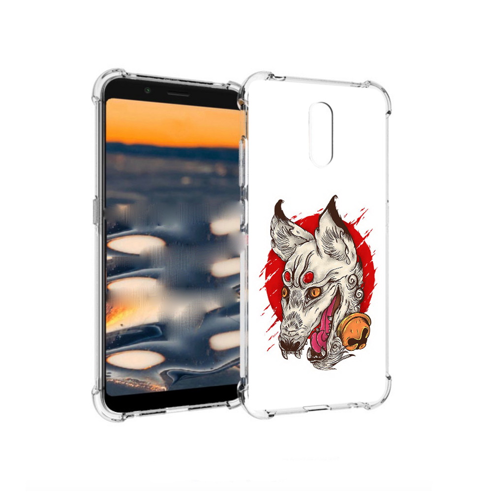 

Чехол MyPads Tocco для Nokia C2 страшная собака (PT227055.113.627), Прозрачный, Tocco