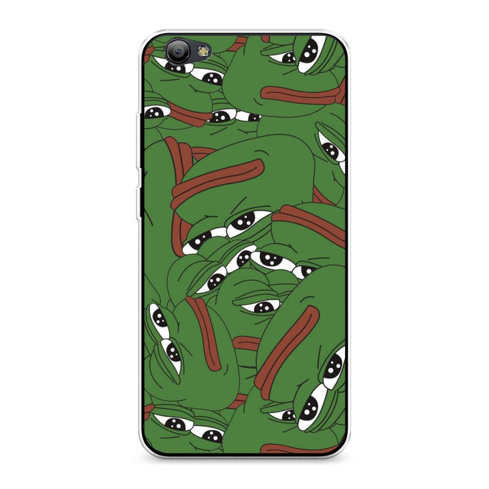 

Чехол Awog на Vivo Y65/Y66 "Печальный frog", Разноцветный, 260550-9