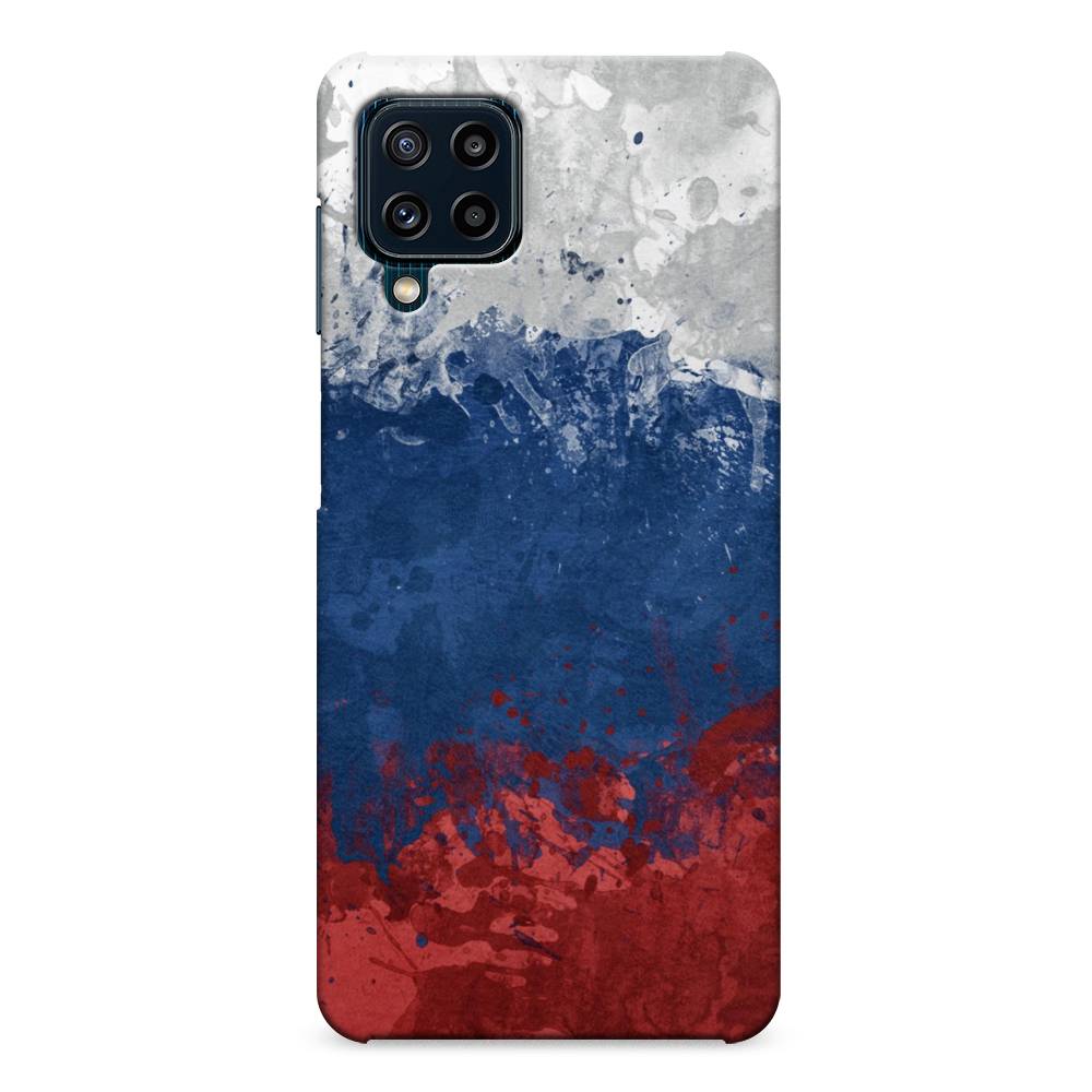 

Пластиковый чехол "Флаг России неровный" на Samsung Galaxy M32