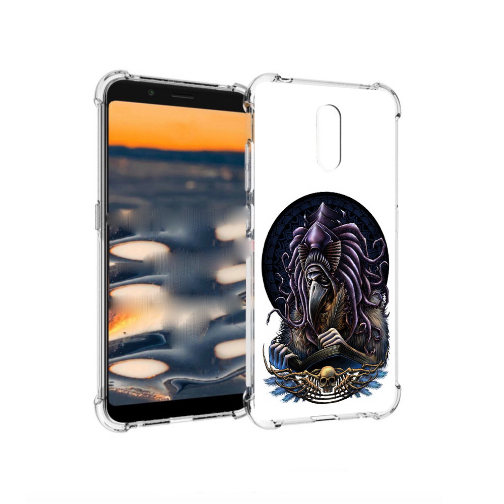 

Чехол MyPads Tocco для Nokia C2 умный ворон (PT227055.113.650), Прозрачный, Tocco