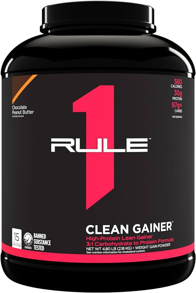 Гейнер RULE ONE Clean Gainer, Chocolate Peanut Butter, 15 порций