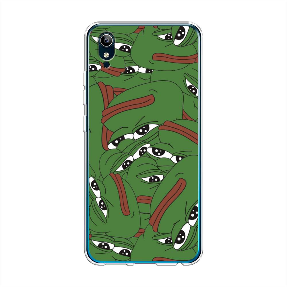

Чехол Awog на Vivo Y91c/Y1s "Печальный frog", Разноцветный, 262850-9