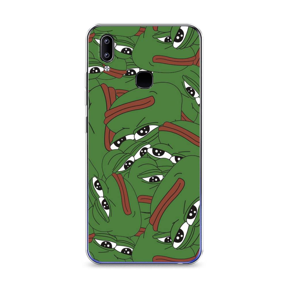 

Чехол Awog на Vivo Y93/Y93 lite "Печальный frog", Разноцветный, 262950-9