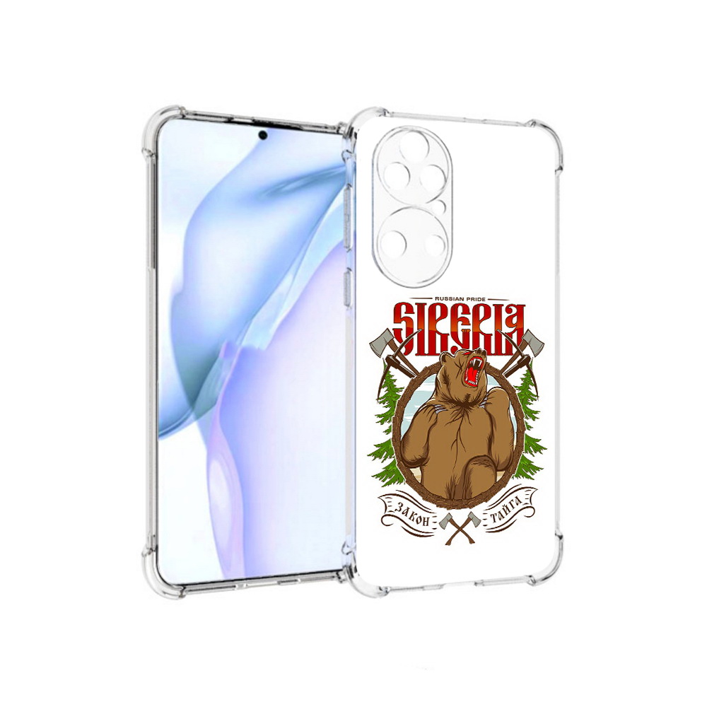 

Чехол MyPads Tocco для Huawei P50 Тайга, Прозрачный, Tocco