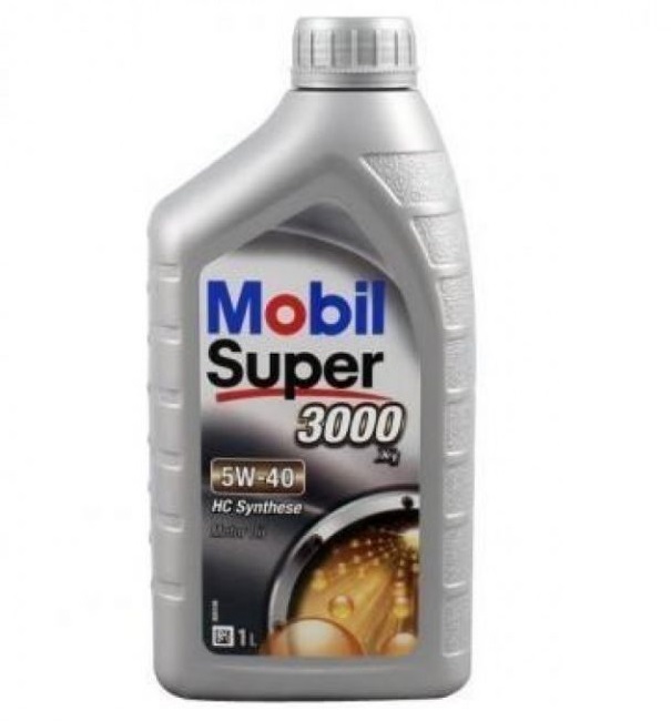 Моторное масло Mobil синтетическое SUPER 3000 X1 API CF/SL/SM/SN, ACEA B3/B4/A3 5W40 1л