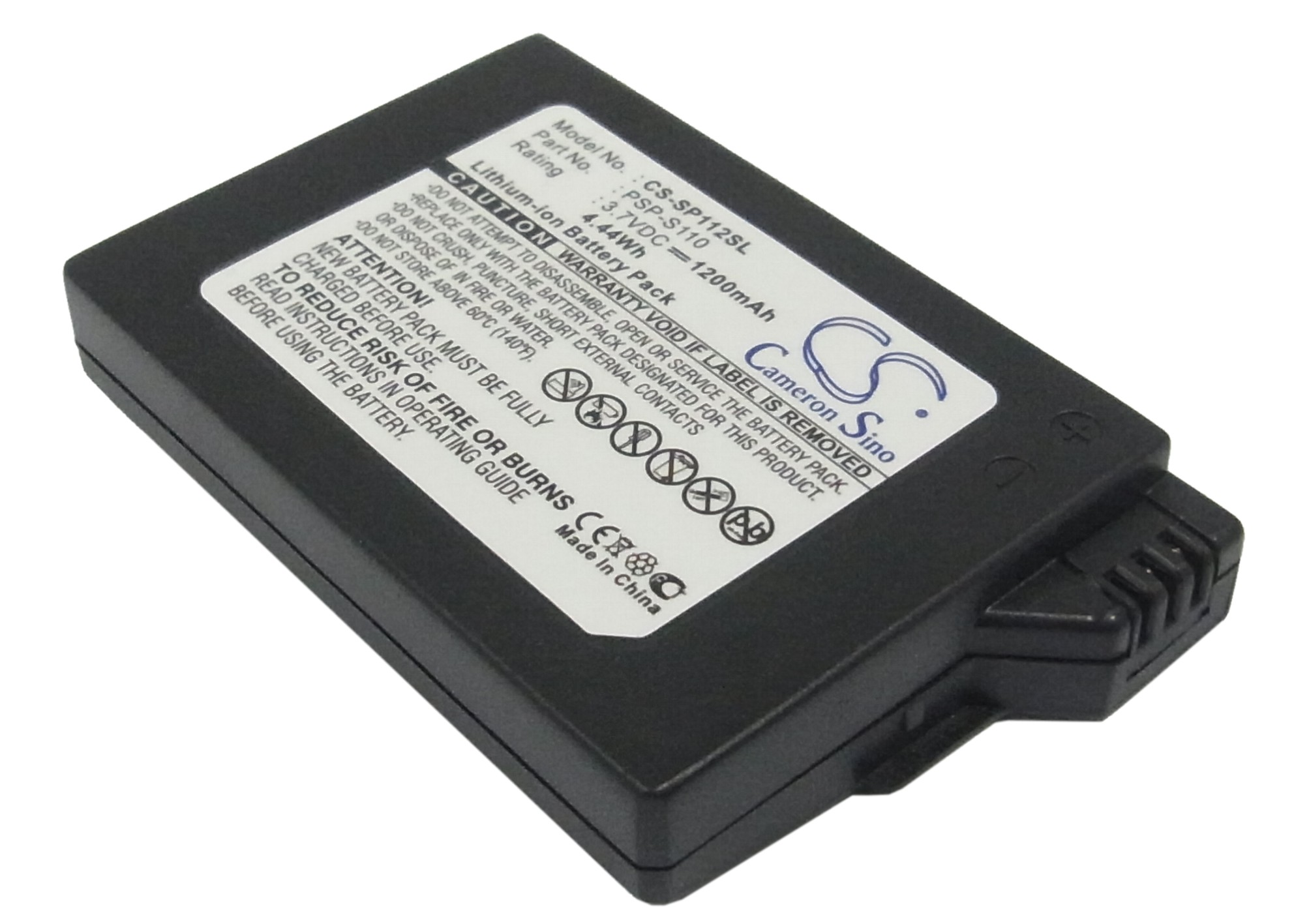 Аккумулятор CS-SP112SL для Sony PSP 2th Silm Lite 3.7V 1200mAh