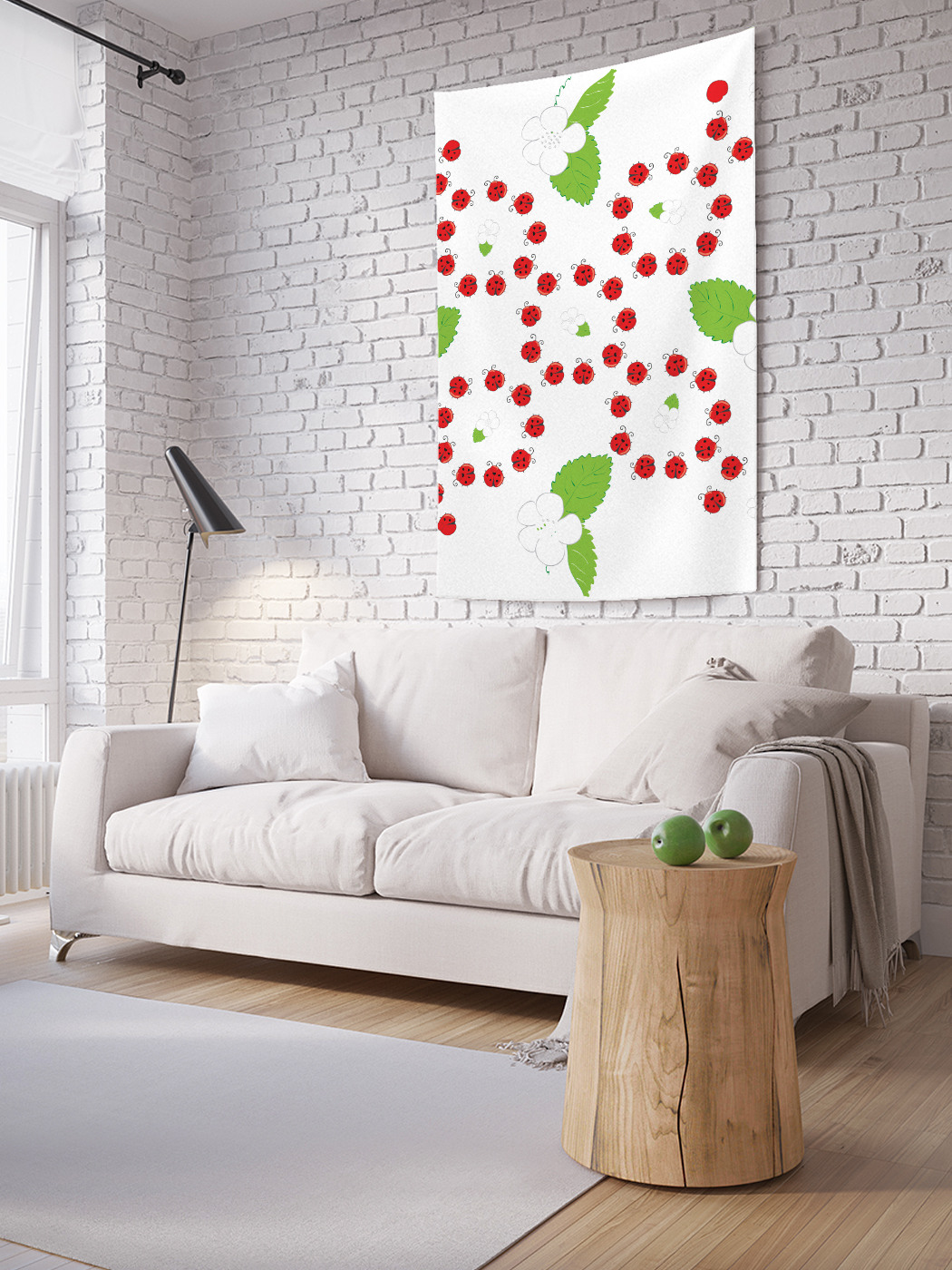 

Вертикальное фотопанно на стену JoyArty Божьи коровки в танце 100x150 см, Божьи коровки в танце