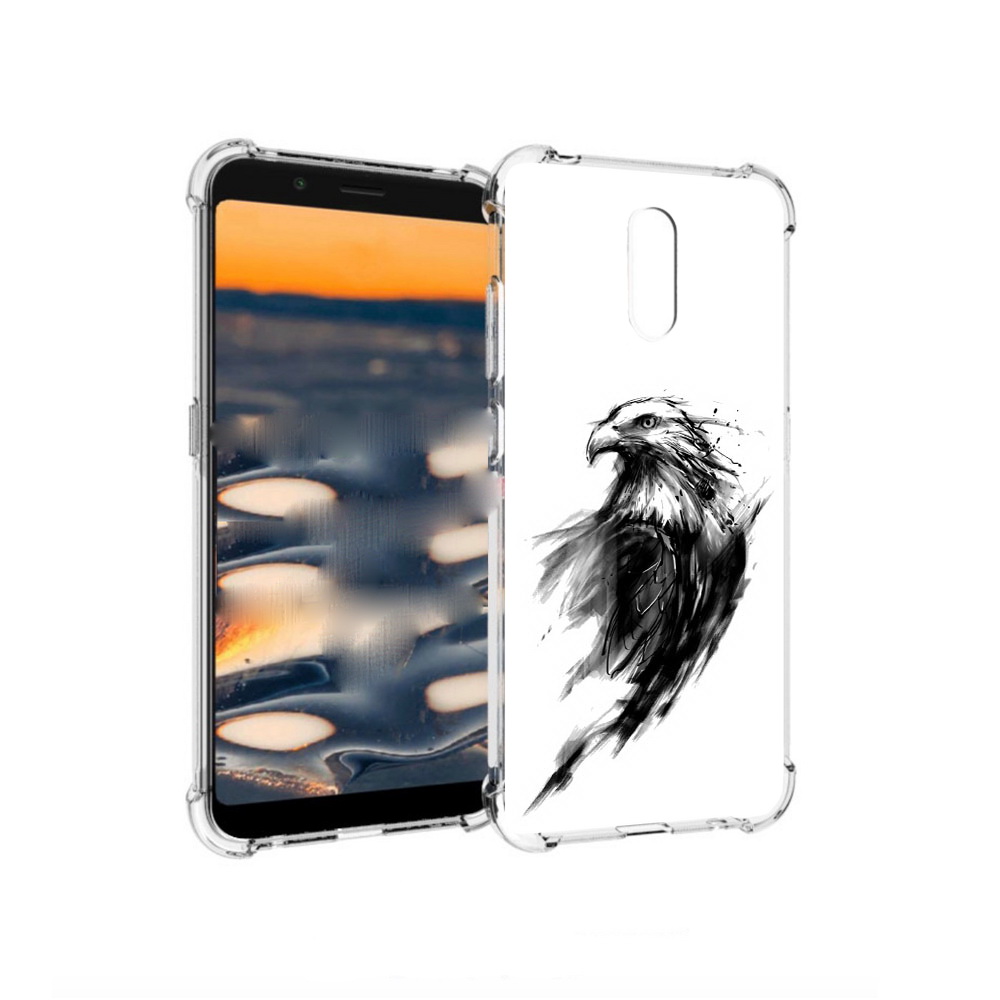 

Чехол MyPads Tocco для Nokia C2 чб птица (PT227055.113.670), Прозрачный, Tocco
