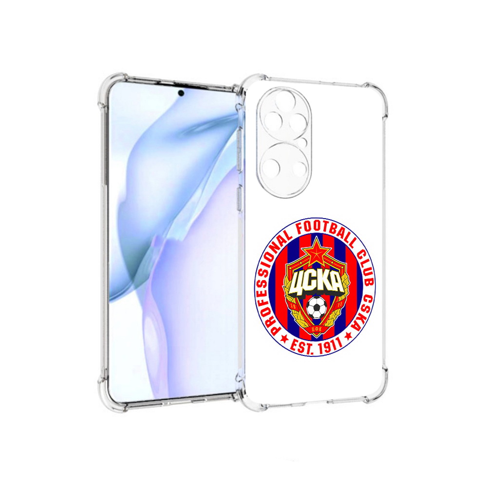 

Чехол MyPads Tocco для Huawei P50 ФК ЦСК логотип, Прозрачный, Tocco