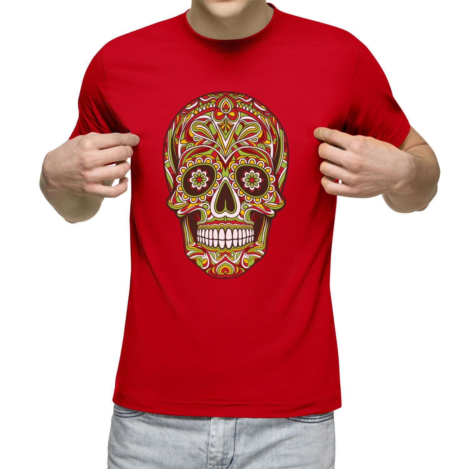 

Футболка унисекс FUN product-411776 красная 56 RU, Красный, product-411776