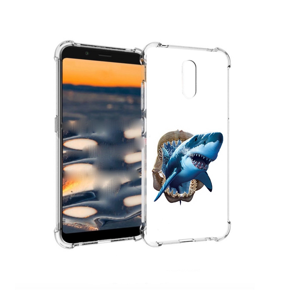 

Чехол MyPads Tocco для Nokia C2 челюсти (PT227055.113.675), Прозрачный, Tocco