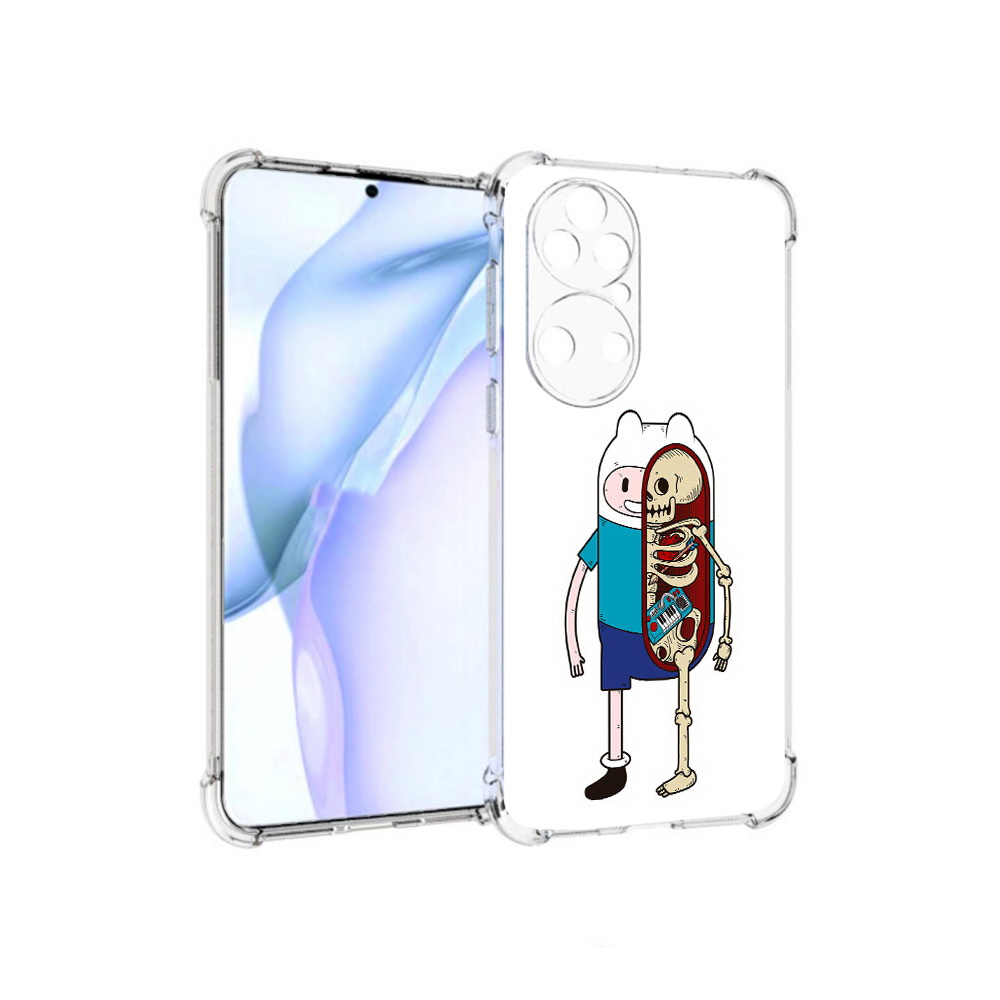 

Чехол MyPads Tocco для Huawei P50 Финн скелет, Прозрачный, Tocco