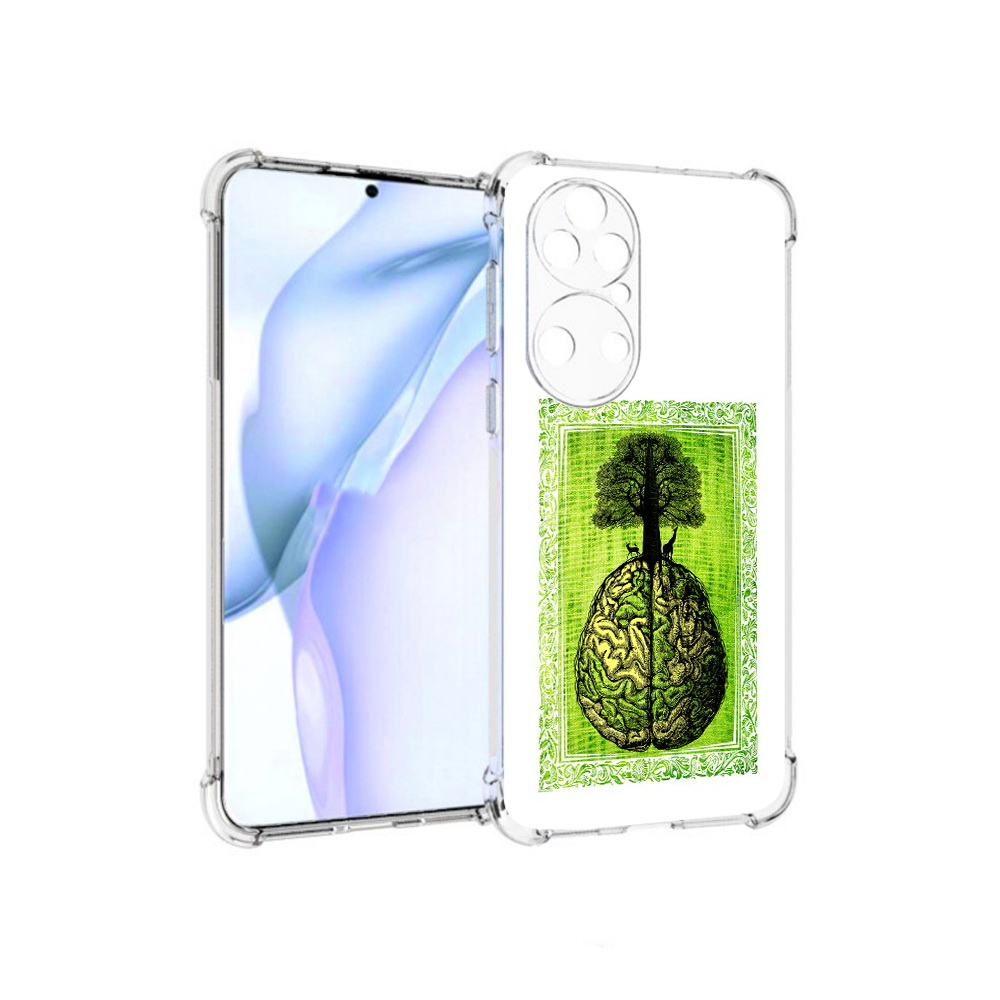 

Чехол MyPads Tocco для Huawei P50 абстракция здоровый мозг, Прозрачный, Tocco