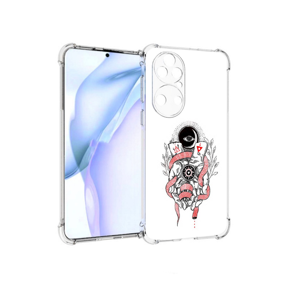 

Чехол MyPads Tocco для Huawei P50 абстрация связанные руки, Прозрачный, Tocco