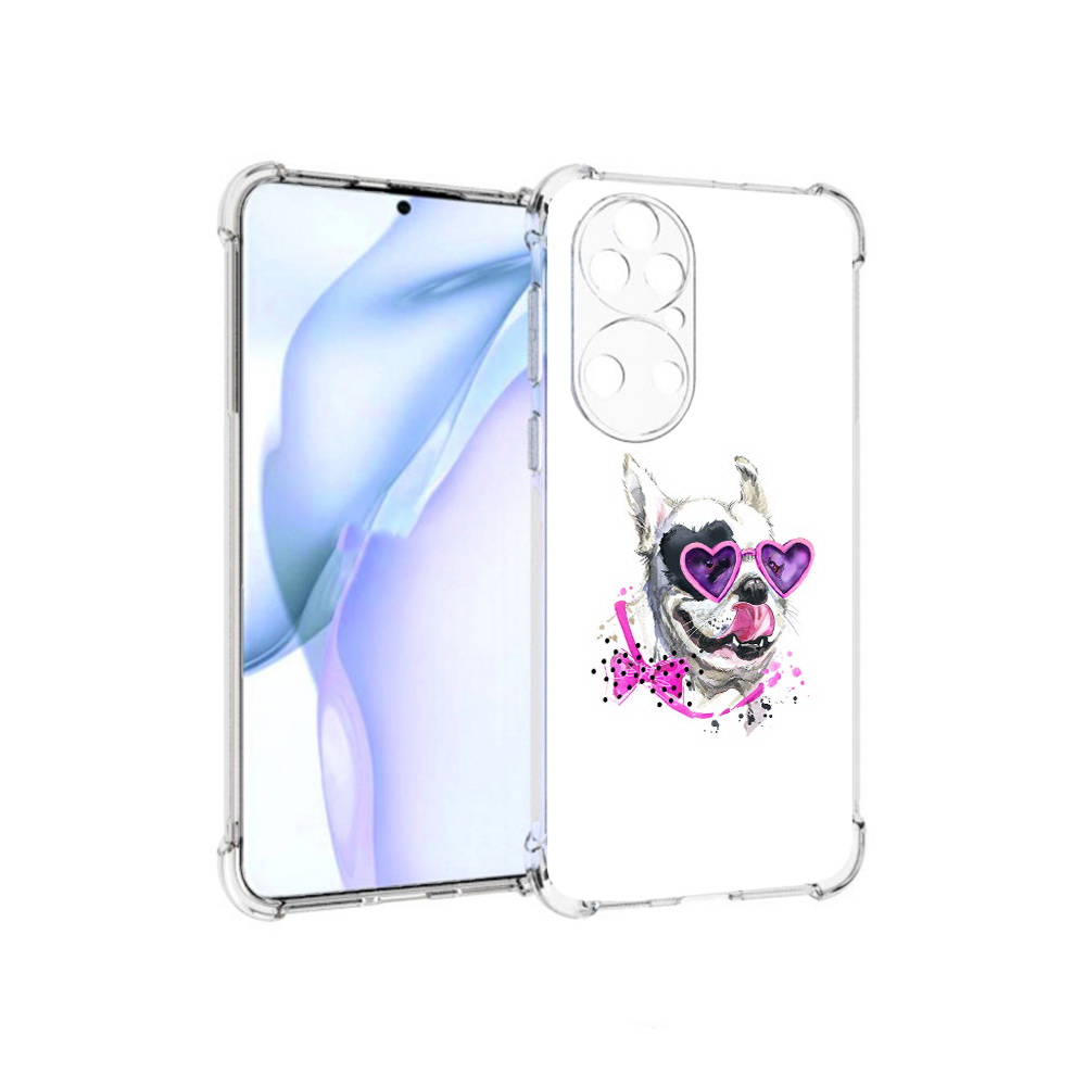 

Чехол MyPads Tocco для Huawei P50 акварельный пёс, Прозрачный, Tocco