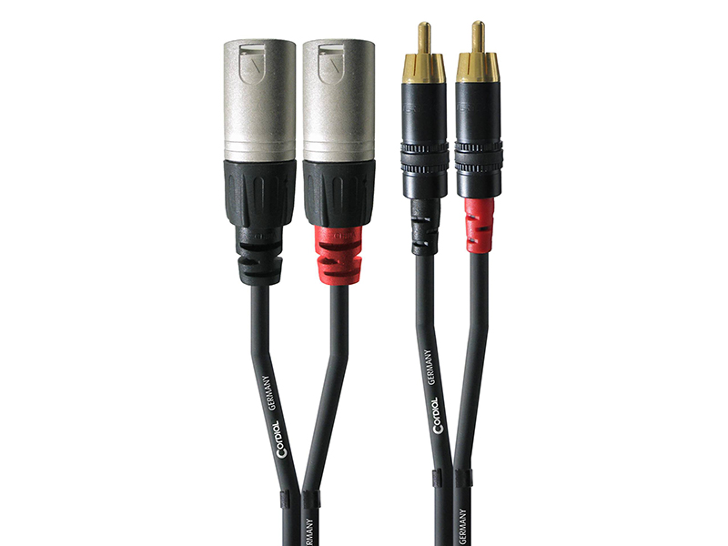 фото Аксессуар cordial cfu 1.5 mc rca - xlr m 1.5m black