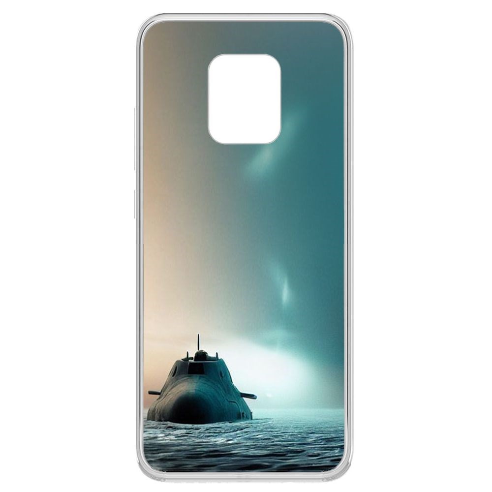 Чехол-накладка Krutoff Clear Case Подлодка для Xiaomi Redmi 10X Pro 5G