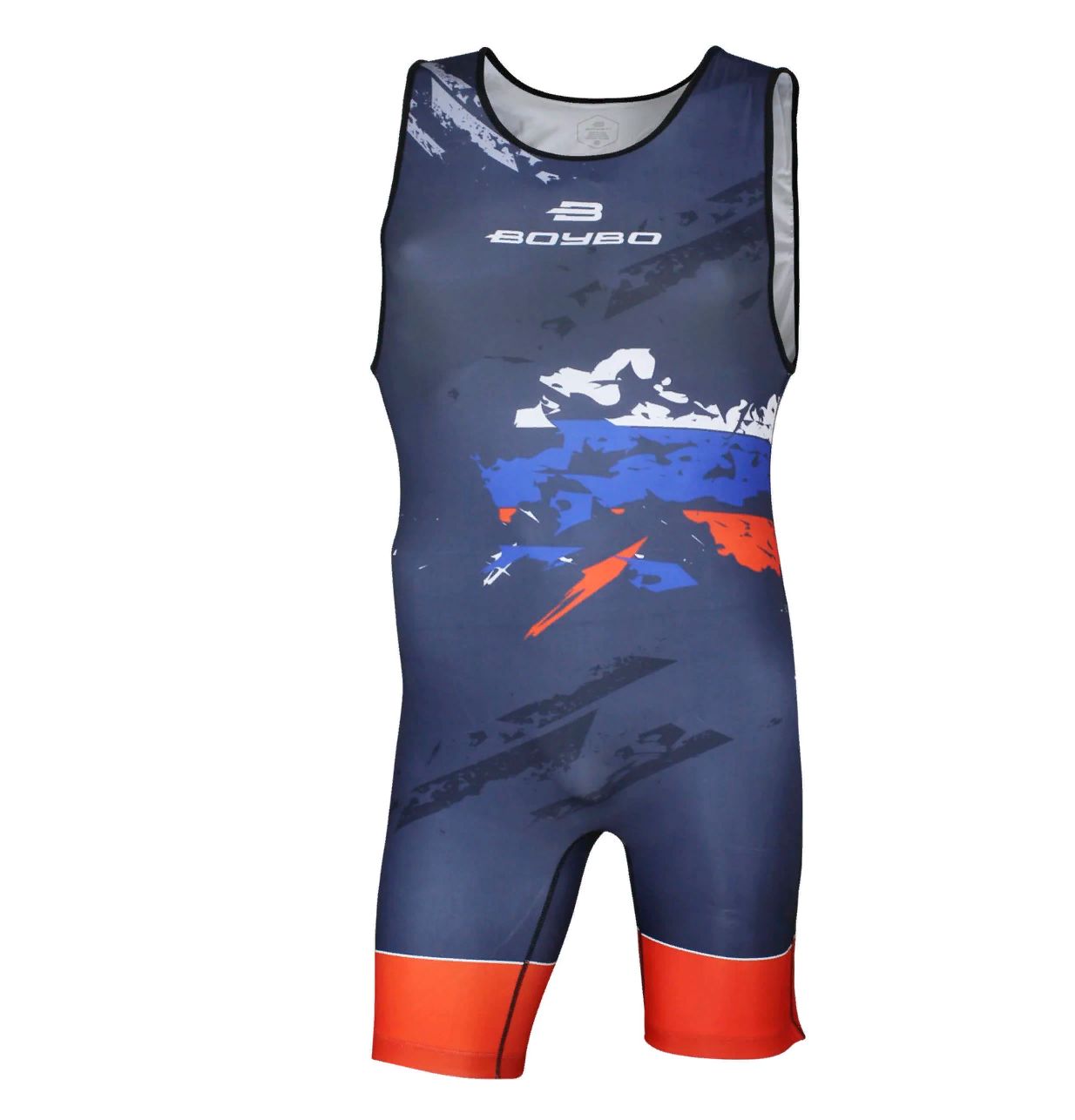 

Трико борцовское BoyBo Flag одностороннее BT15, L, Черный, 436234h