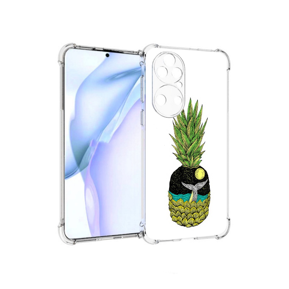 

Чехол MyPads Tocco для Huawei P50 ананас с китом, Прозрачный, Tocco