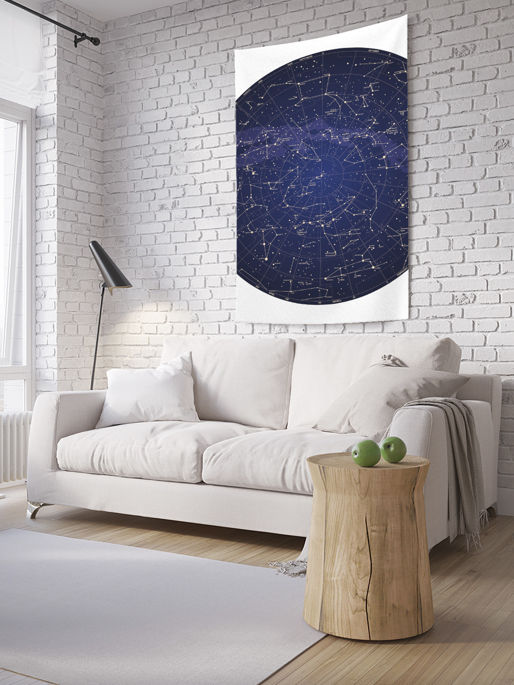 

Вертикальное фотопанно на стену JoyArty Астрологический глобус 150x200 см, Астрологический глобус