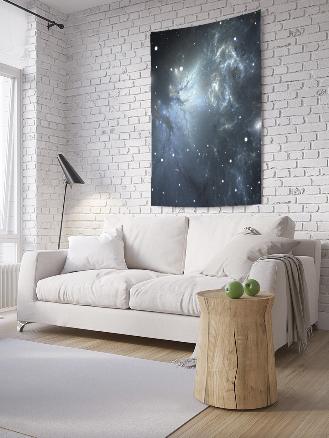 

Вертикальное фотопанно на стену JoyArty Туманный космос 150x200 см, Туманный космос