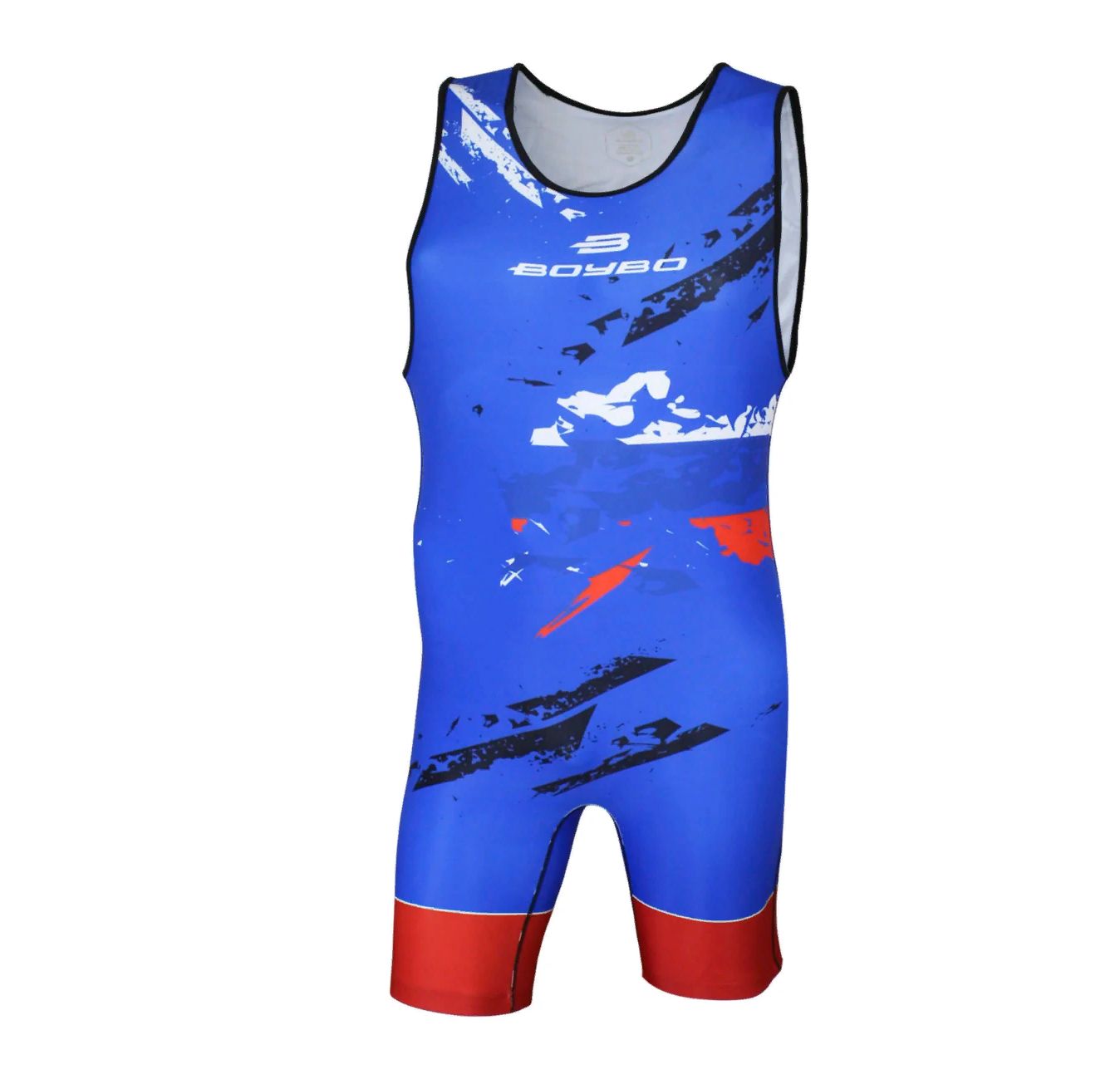 

Трико борцовское BoyBo Flag одностороннее BT15, XS, Синий, 436234h