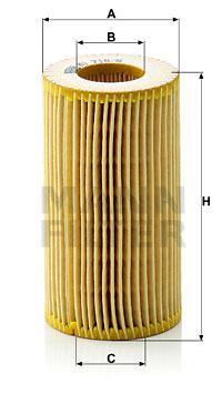 

Фильтрующий элемент масляного фильтра MANN-FILTER HU718/6X, фильтрующий элемент масляного фильтра HU718/6X