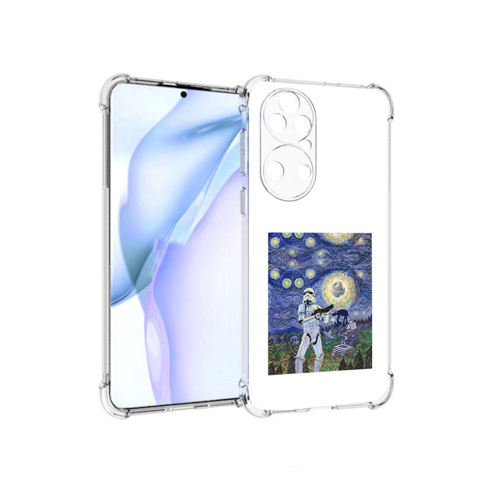 

Чехол MyPads Tocco для Huawei P50 star wars звездная ночь, Прозрачный, Tocco