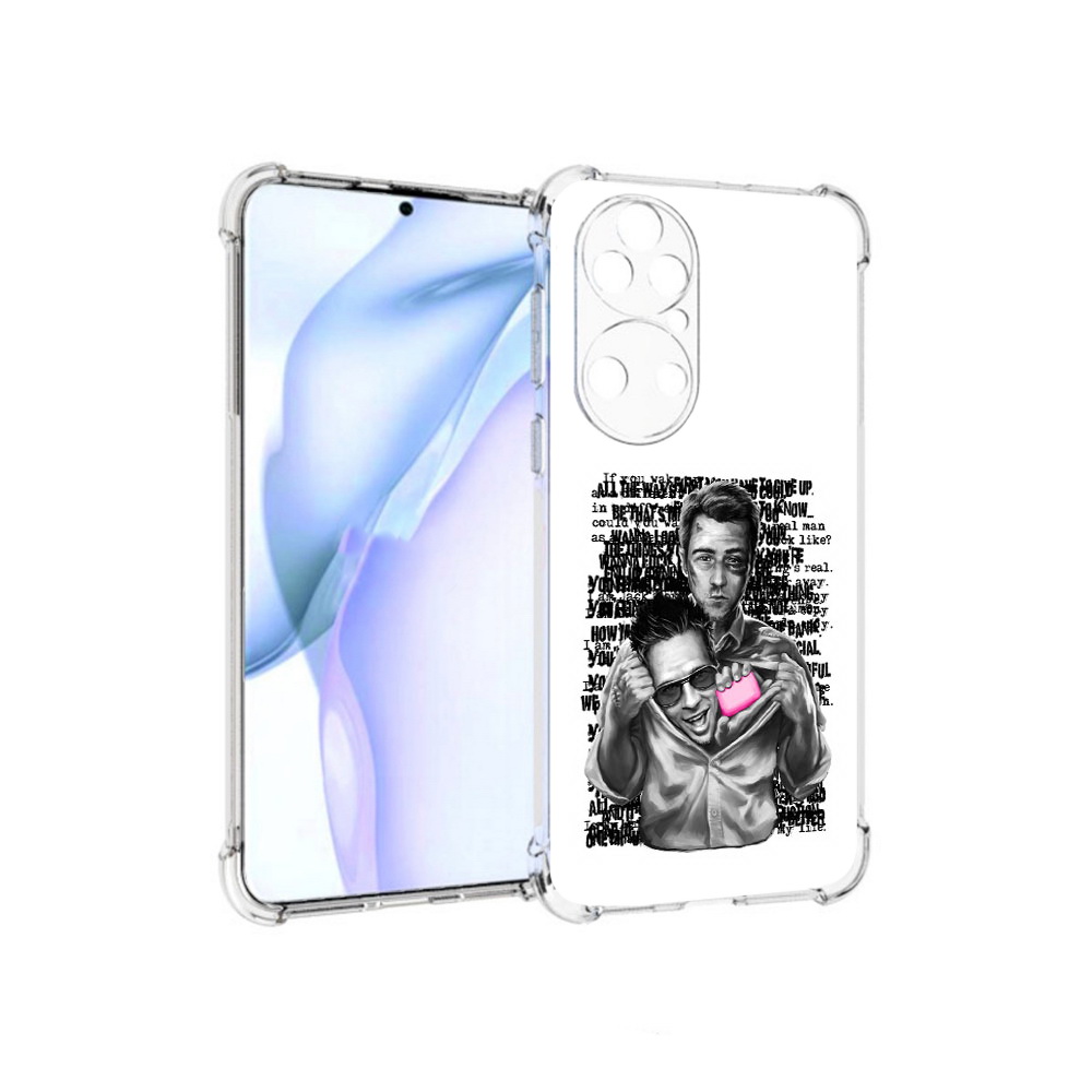 

Чехол MyPads Tocco для Huawei P50 бойцовский клуб, Прозрачный, Tocco