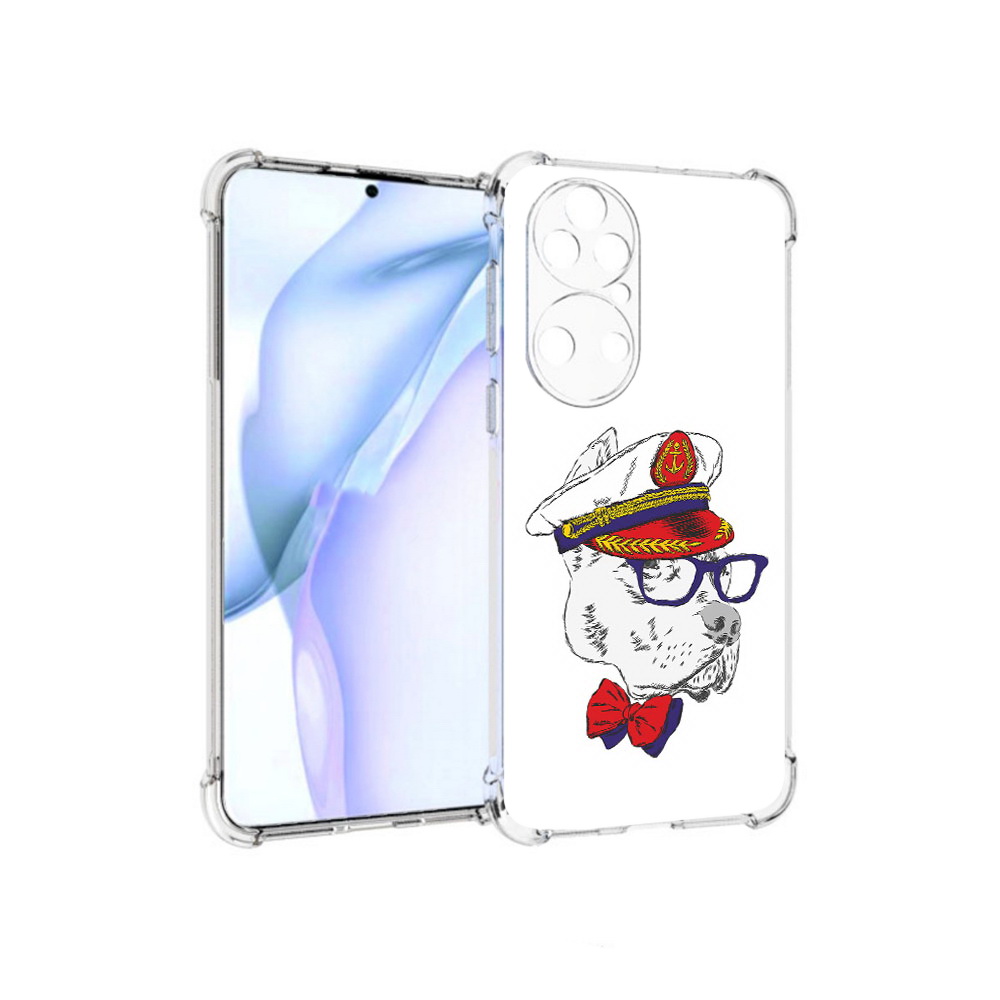 

Чехол MyPads Tocco для Huawei P50 бульдог, Прозрачный, Tocco