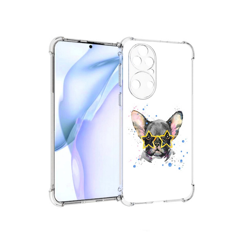 Чехол MyPads Tocco для Huawei P50 буля в очках