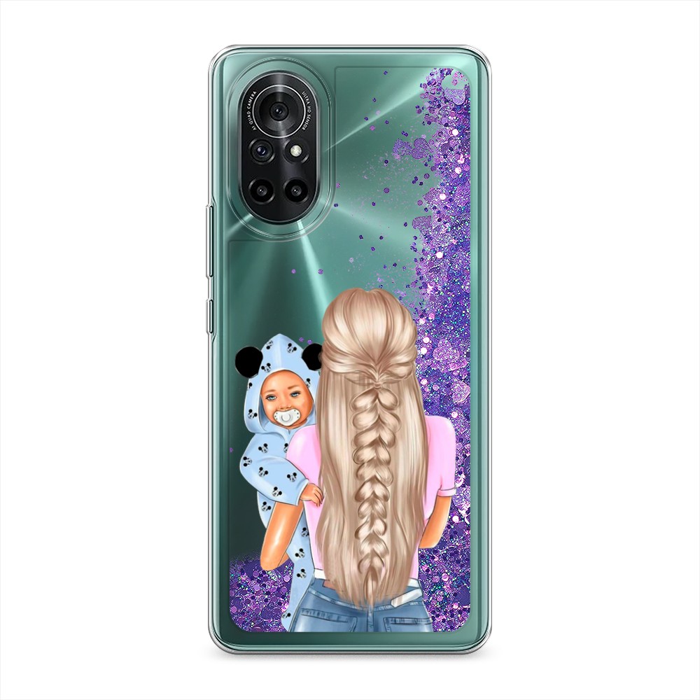 

Чехол Awog на Honor V40 Lite/Huawei Nova 8 "Молодая мама", Разноцветный, 6105192-1