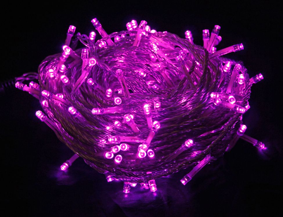 фото Световая гирлянда новогодняя beauty led est200-3w10-1p 20 м розовый laitcom